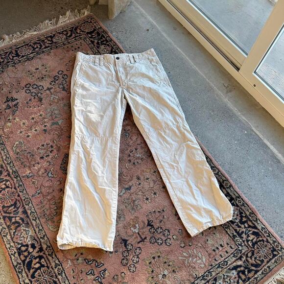 Axist Men's 33 Chinos Cream Cotton Trouser Pants - Picture 1 of 4